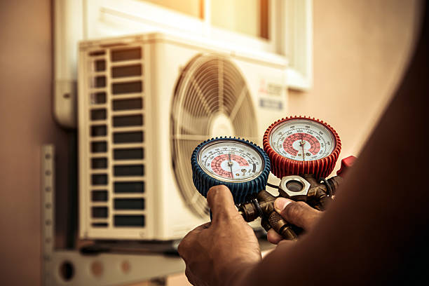 Professional Ductwork Repair technician working in Fulshear, TX